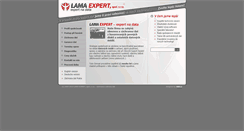Desktop Screenshot of lamaexpert.cz